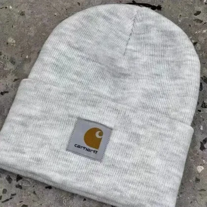 Carhartt Grey Beanie Hat