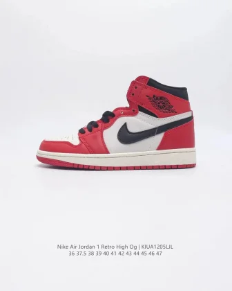 Nike Air Jordan 1 Retro High Og Red/White Black Sneakers